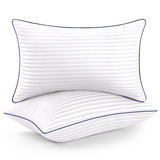Medium Firm Pillows King Size Set of 2,Fluffy&Soft for Back/Stomach/Side Sleepers