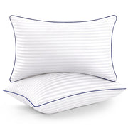 Medium Firm Pillows King Size Set of 2,Fluffy&Soft for Back/Stomach/Side Sleepers