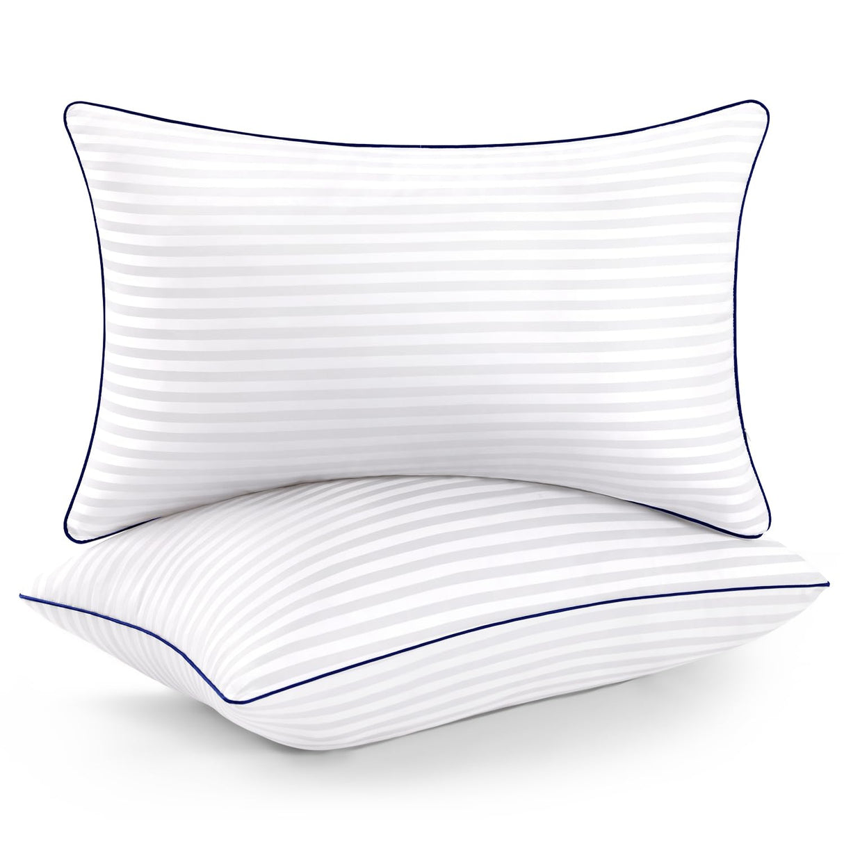 Soft Pillows Standard Size Set of 2,Fluffy&Soft for Back/Stomach/Side Sleepers