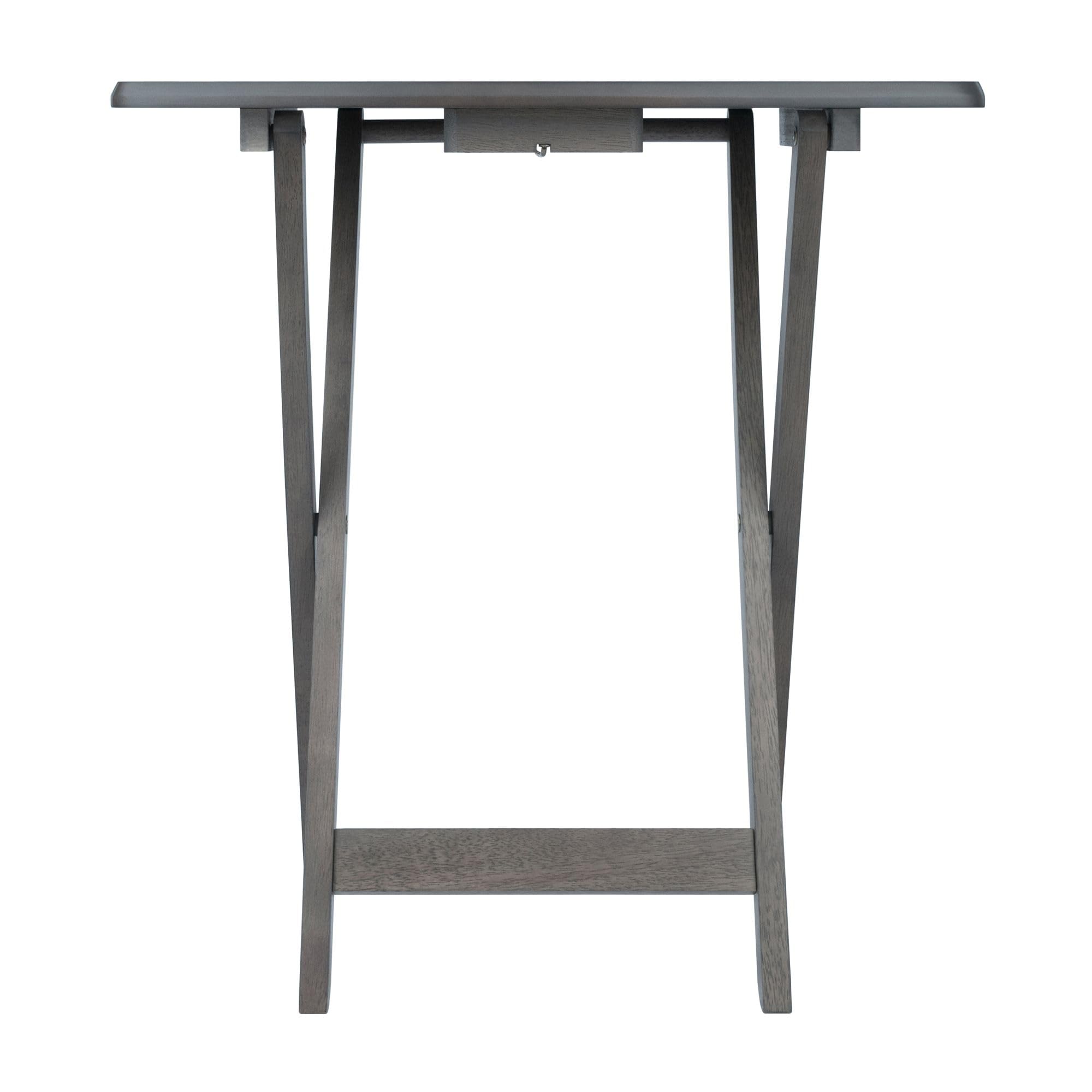 Dorian 5-Pc Folding Snack Table Set – Black