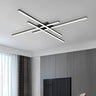 Modern LED Ceiling Light Fixture - 4 Lights Black