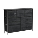 Dresser TV Stand, Entertainment Center with Fabric Drawers, Media Console Table