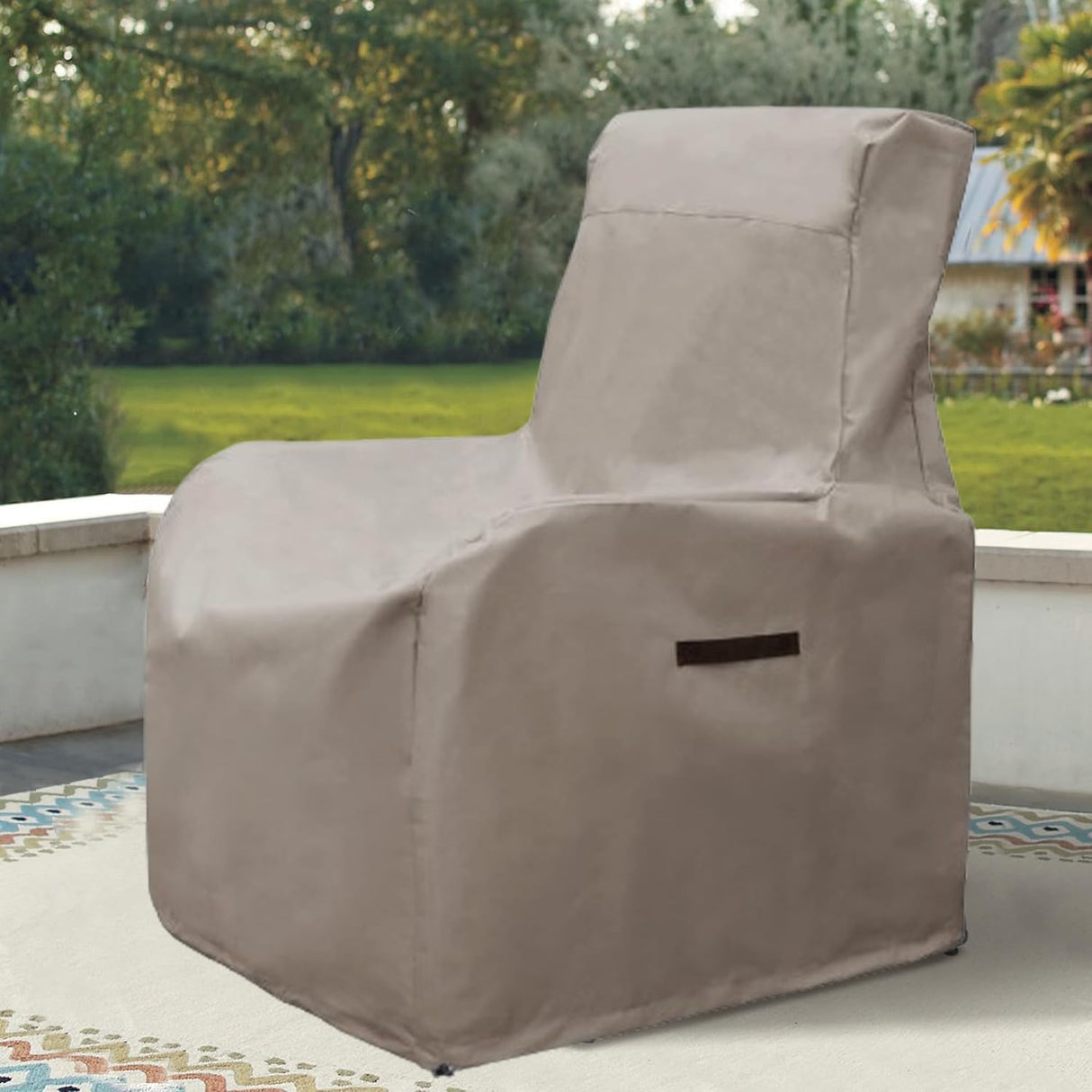 Outdoor Protective Covers Patio Chair Covers Weatherproof Wicker/Rattan Chair Covers (Khaki)