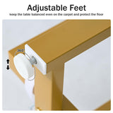 55’’ Gold Console Table, Marble Pattern Top Entry Table, Sofa Table with Gold Metal Leg