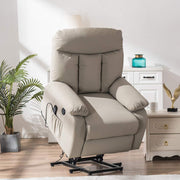 Massage Recliner Chair Electric Power Lift Recliner Chair Sofa PU Leather Modern Rocker