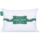 Premium Feather and Down ComfyPlush Supportive Bed Pillow for Sleeping