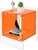 Acrylic Nightstand Orange Acrylic Side Table Night Stands for Bedrooms Acrylic Bedside