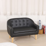 Sofa Chair/Kids Sofa Couch/PVC 2-Seater Upholstered Sofa Chair for Toddler Ages up to