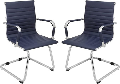 Conference Room Chairs Set of 6, 6 Pack Modern Office Guest Chairs