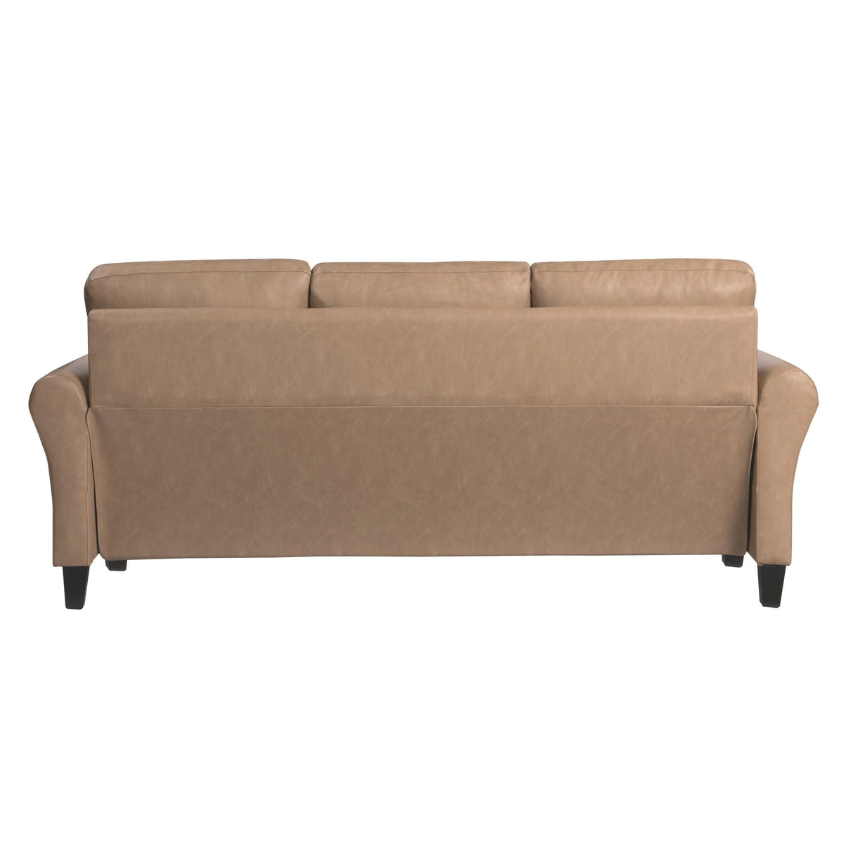 Solutions Watford Sofa with Rolled Arms, Light Brown