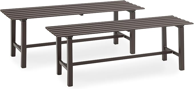 Outdoor Bench, Metal Weatherproof