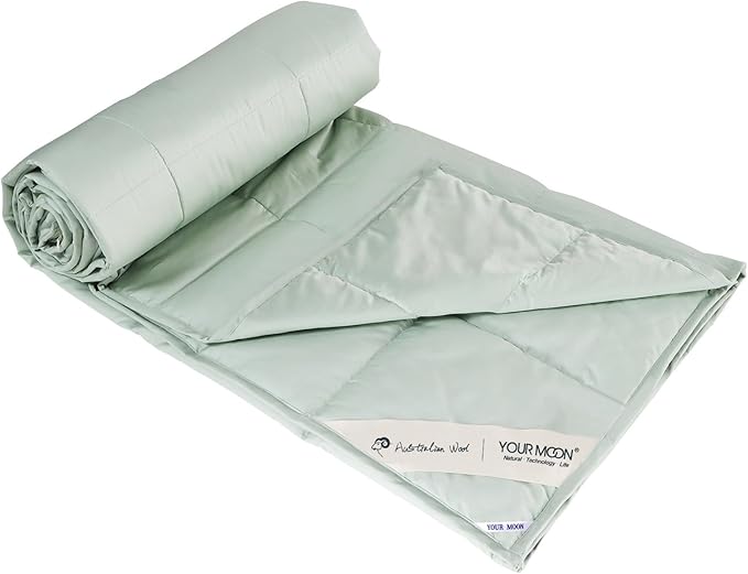 Luxurious Lightweight Wool Comforter Queen Size, Lightweight Summer Comforter/Duvet Insert