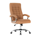 Executive Office Chair Adjustable Leather Chair High Back Swivel Office Desk Chair