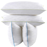 Pillows Queen Size Set of 4, Bed Pillows for Sleeping, Adjustable Queen Pillows 4 Pack