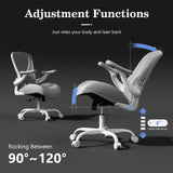 Ergonomic Office Chair with Memory Foam Seat and Adjustable Lumbar Support