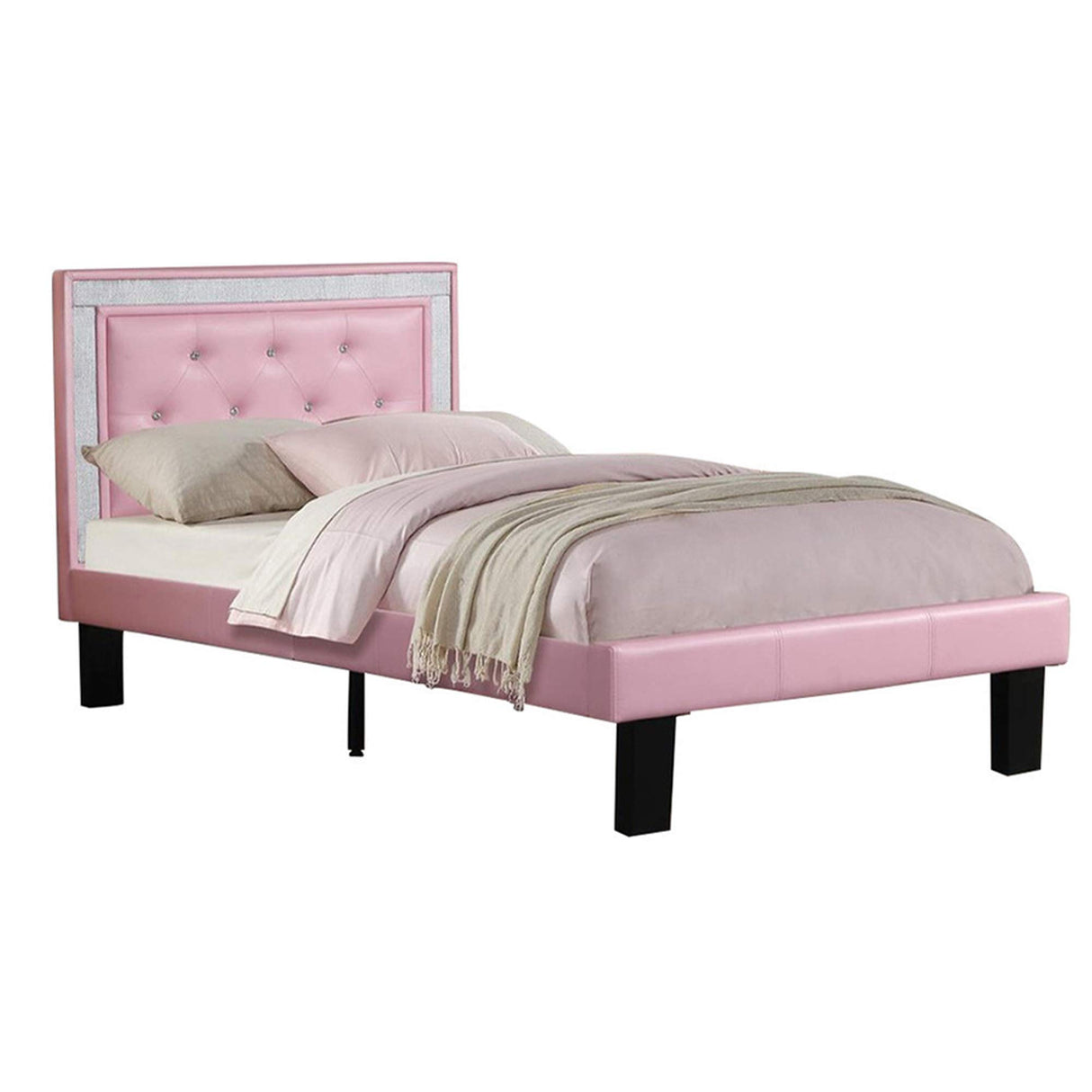 Wooden Bed, Pink