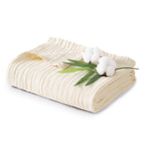 Cooling Muslin Throw Blanket for Hot Sleepers, 60% Rayon Derived from Bamboo,