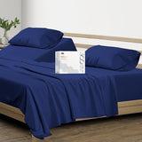 King Size Cotton Sheets Set - 500 Thread Count 4 PC 100% Cotton Sheets for King Bed,