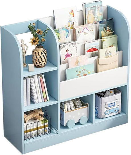 Closed Back Bookshelf Child Room Bookcase Children's Bookshelf Floor-to-ceiling Short Bookcase