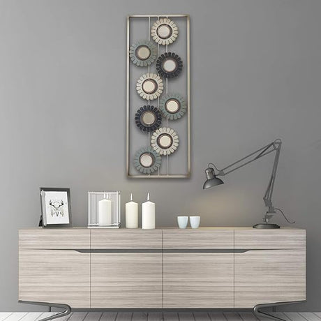 Metal Wall Decor with Frame