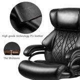 400lbs Big and Tall Office Chair for Heavy People Executive Office Chair Wide Spring