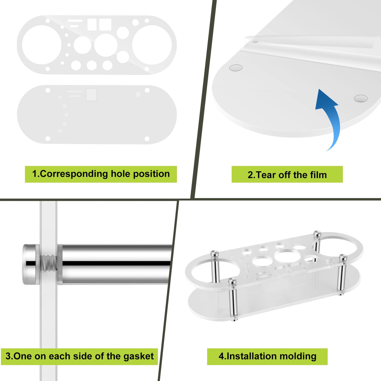 26 Piece Cocktail Shaker Bar Set, Stainless Steel Bartender Kit with Acrylic Stand