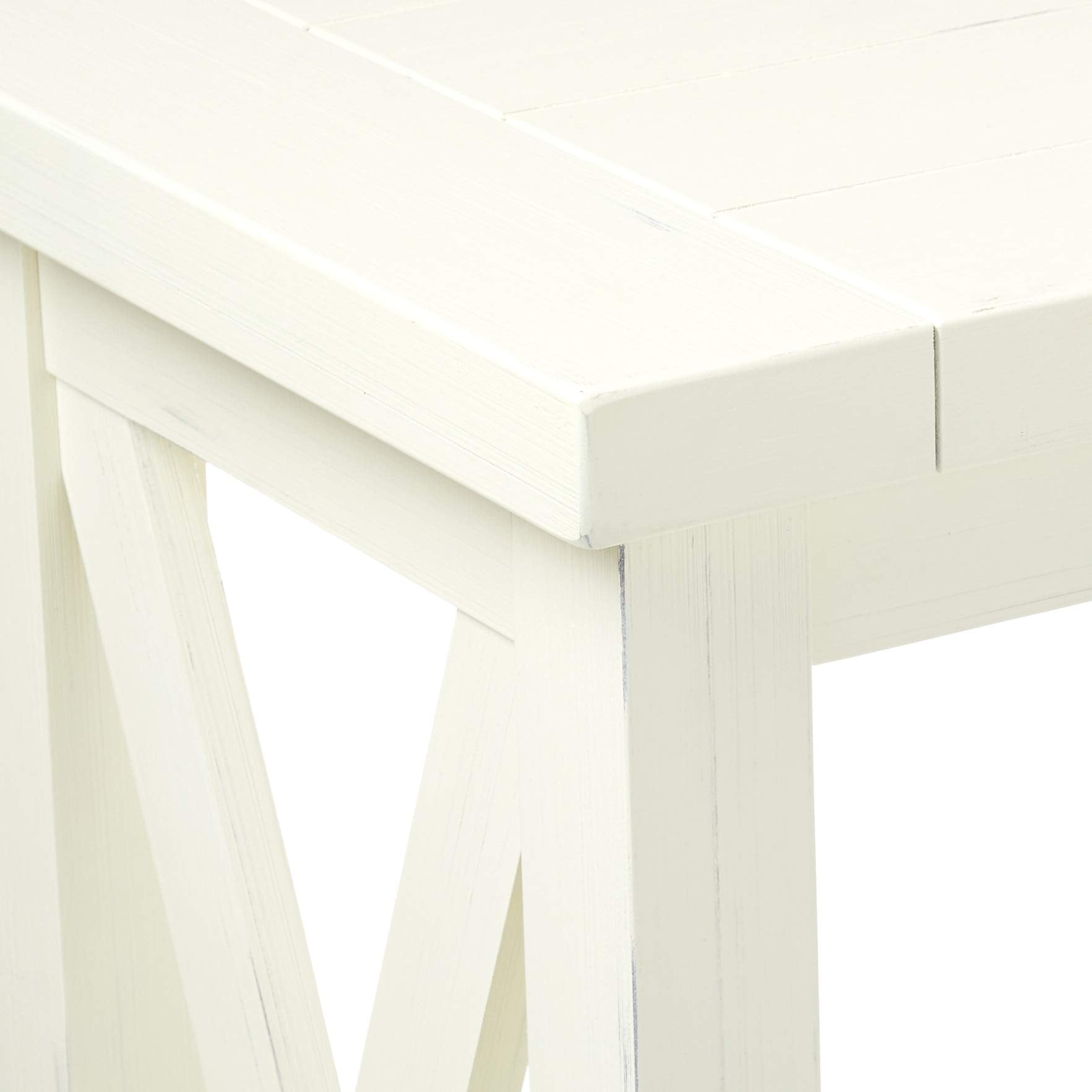 Seaside Lodge White Console Table by Home Styles,