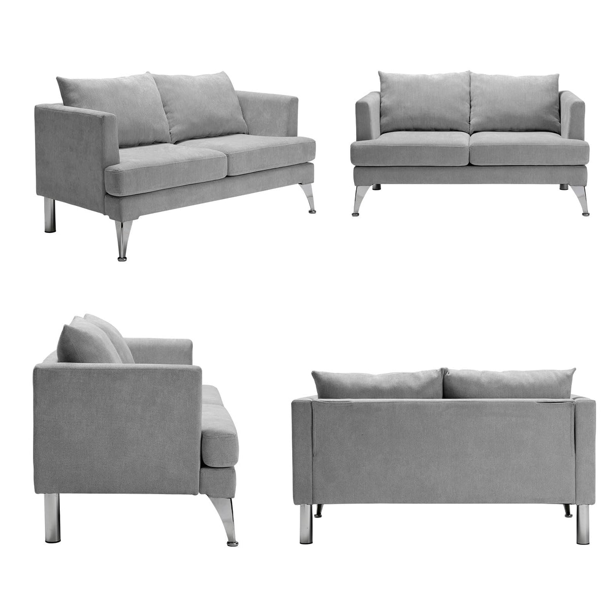 Loveseat, Small Sofa Couch for Living Room,Boucle Couches Sofa