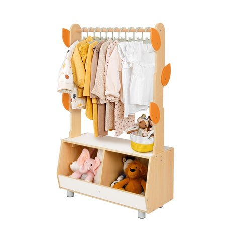 Tree Kids Dress Up Rack, Dress Up Storage for Toddlers, Kids' Costume Organizer Center