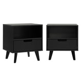 Mid-Century Modern 1-Drawer Nightstands