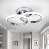 Round Modern Led Ceiling Light Fixtures, 6000K Cool White Hallway Light Fixtures Ceiling,