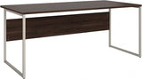 HYD172MH Hybrid 72-Inch Computer Desk, Modern Hickory