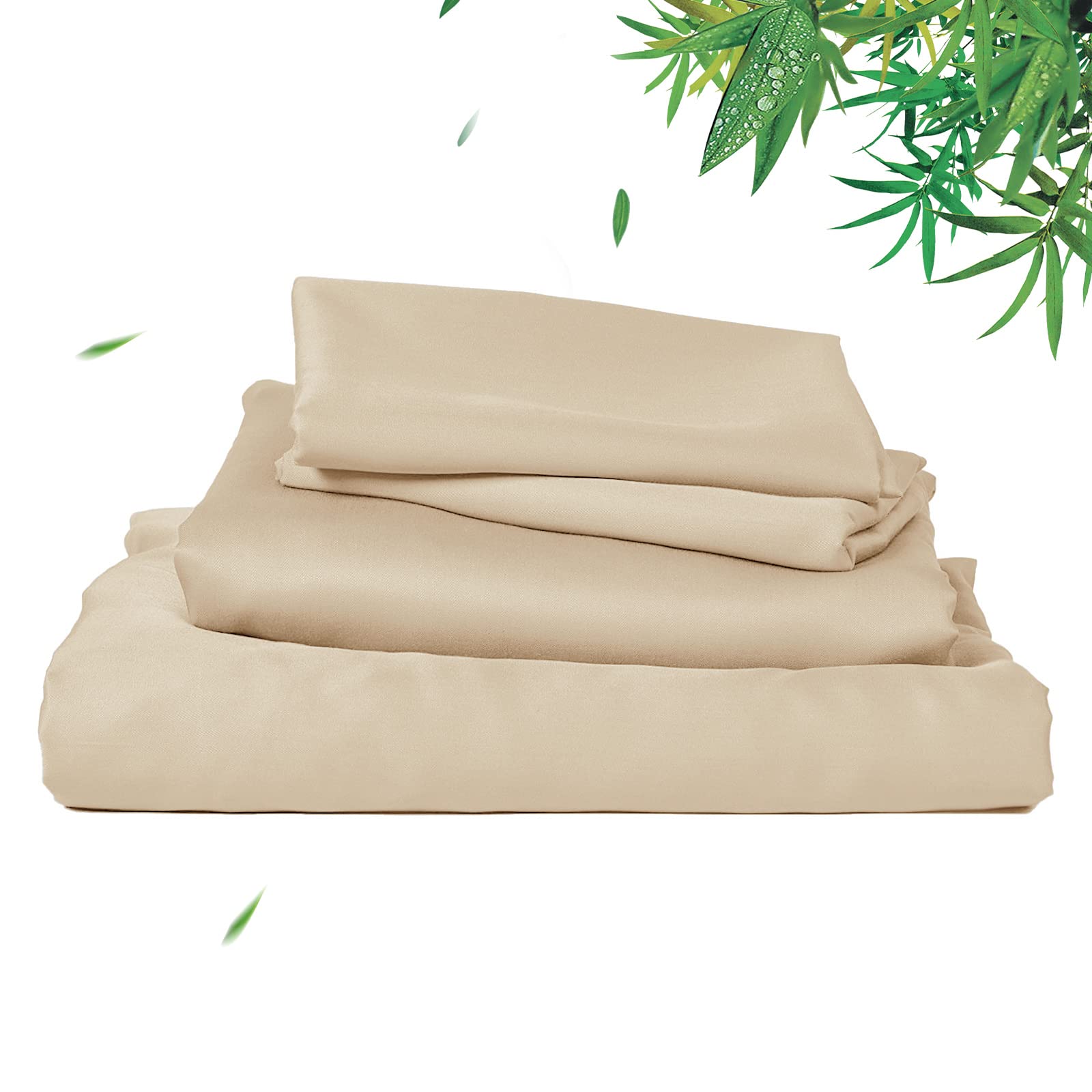100% Rayon Derived from Bamboo Cooling Sheets Set