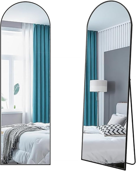 57x20 Door Hanging Full Length Mirror, Floor (Height 5.7ft just Body in1.3ft) or Wall