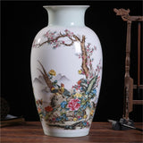 Vase Ceramic Vase Ornaments Chinese Porcelain Pastel Living Room TV Cabinet