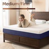 Twin Mattress for Child,6 Inch Cooling Gel Memory Foam Mattress in a Box,