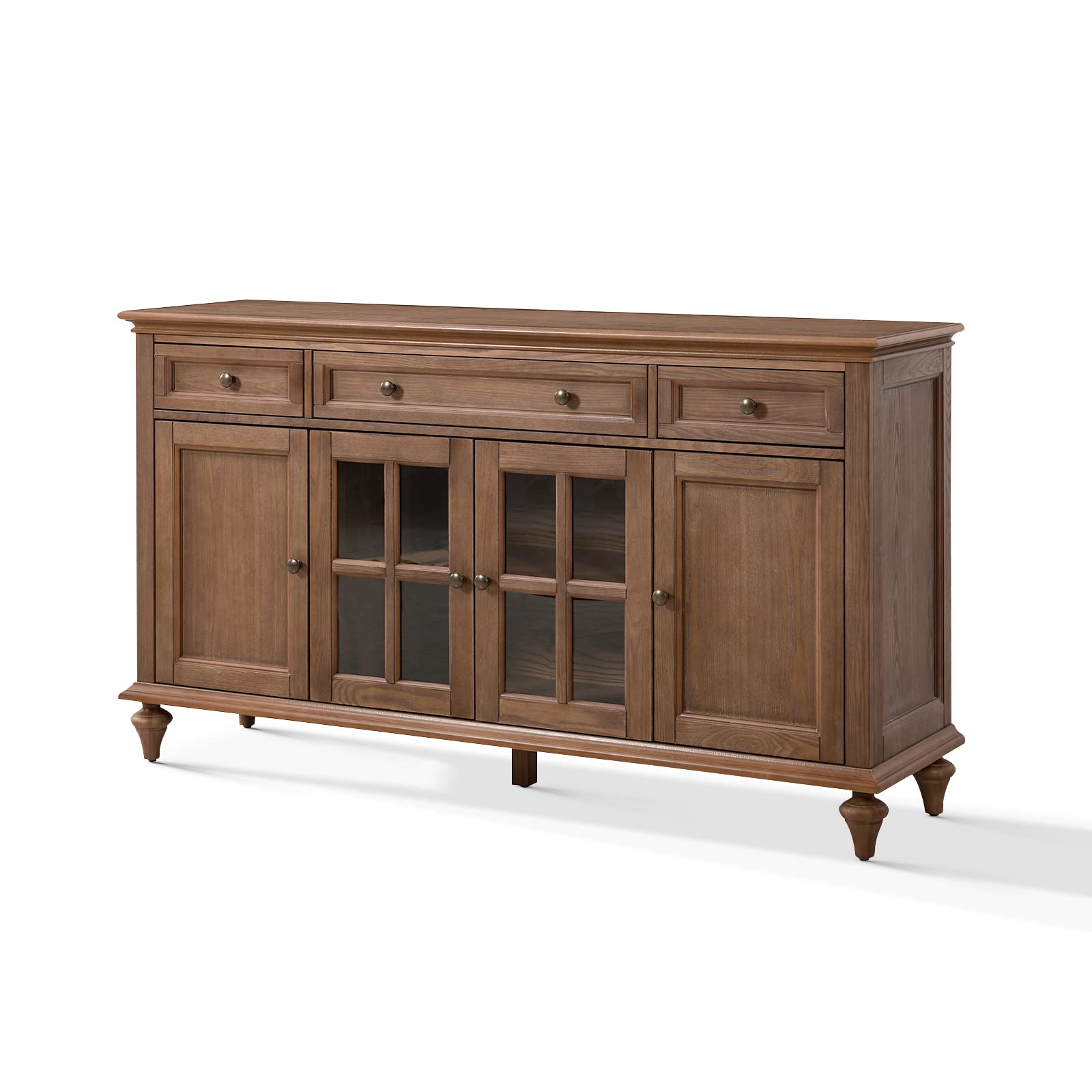 Sideboard Storage Cabinet, Farmhouse Sideboard, Traditional 58'' Sideboard, Sideboard