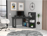 Langen-DW-00470-LWJ Desks, Dark Gray