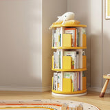 Bookshelves Wooden 3-Tier Display Rack Floor Standing Book Shelf Nordic Standing Bookcase
