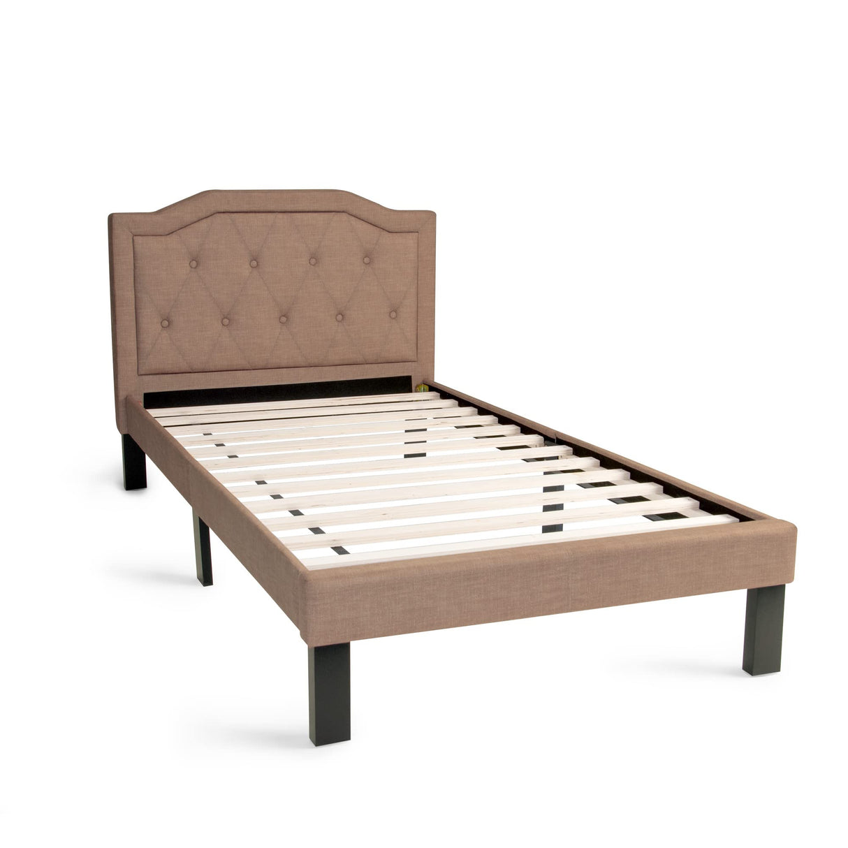 Bed, twin, Brown