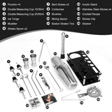 Cocktail Shaker Set, 23-Piece Boston Stainless Steel Bartender Kit