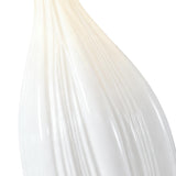 Maxax 31'' Tall Ceramic Table Lamps Set of 2, Large White Bedside Nightstand Lamps with White Shade Rustic End Table Lamps for Living Room Bedroom Office