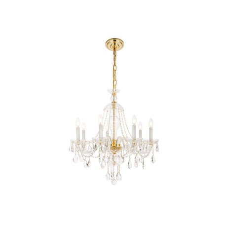 7829D26G/Rc Royal Cut Alexandria 7-Light, Single-Tier Chandelier