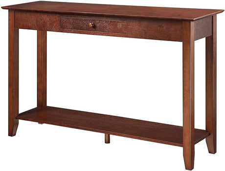 American Heritage 1 Drawer Console Table with Shelf,