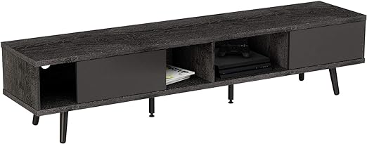 Mid Century Modern TV Stand for 75 inch TV
