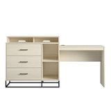 Kelly 3 in 1 Media Dresser and Desk Combo