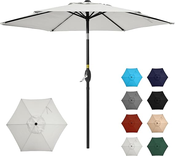 7.5' Outdoor Patio Umbrella, Patio Umbrella, Market Umbrella