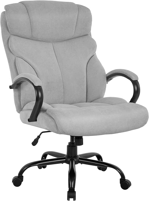 Office Chair Big and Tall 500lbs Wide Seat Desk Chair with Lumbar Support Arms High