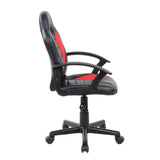 Kids Gaming and Student Racer Chair with Wheels - Red