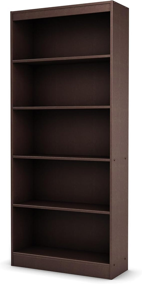 South Shore Axess 5-Shelf Bookcase - Royal Cherry